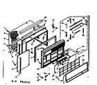 Kenmore 10664070 cabinet parts diagram
