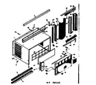 Kenmore 10664110 cabinet parts diagram