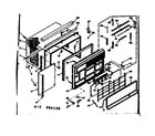 Kenmore 10664130 cabinet parts diagram