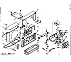 Kenmore 10664130 air flow parts diagram
