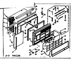 Kenmore 10664150 cabinet parts diagram