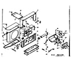 Kenmore 10664150 air flow parts diagram