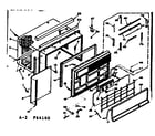 Kenmore 10664160 cabinet parts diagram