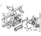 Kenmore 10664160 air flow parts diagram