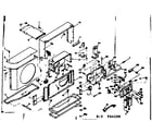 Kenmore 10664190 air flow parts diagram