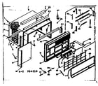 Kenmore 10664210 cabinet parts diagram