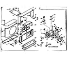 Kenmore 10664210 air flow parts diagram
