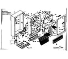 Kenmore 1066427153 cabinet parts diagram