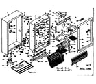 Kenmore 1066426171 cabinet parts diagram