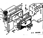 Kenmore 10664600 cabinet parts diagram