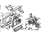 Kenmore 10664760 air flow parts diagram