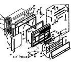 Kenmore 10665130 cabinet parts diagram