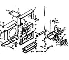 Kenmore 10665130 air flow parts diagram