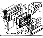 Kenmore 10665150 cabinet parts diagram