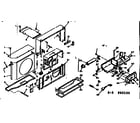 Kenmore 10665150 air flow parts diagram