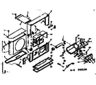 Kenmore 10665160 air flow parts diagram