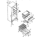 Kenmore 2537692283 cabinet parts diagram