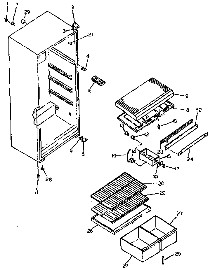 Cabinet parts