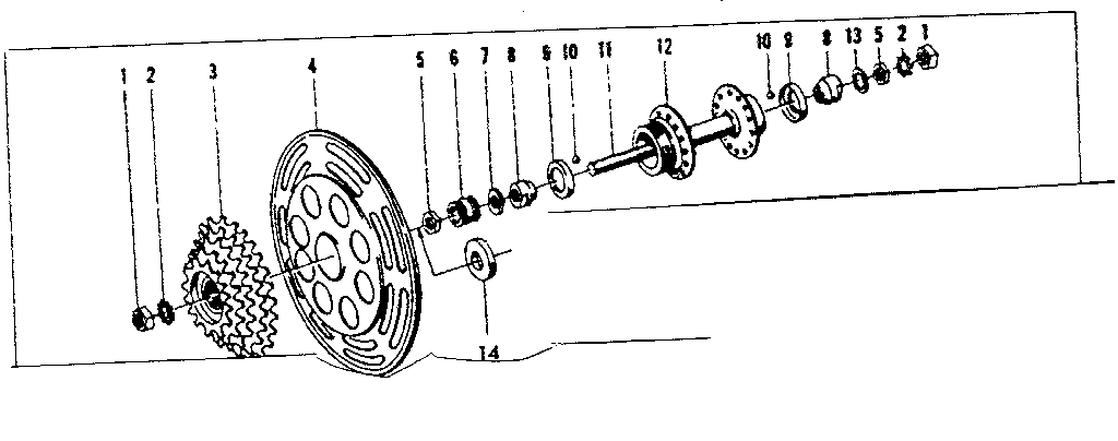 Rear hub