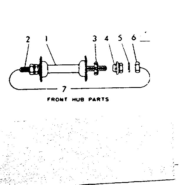 Front hub parts