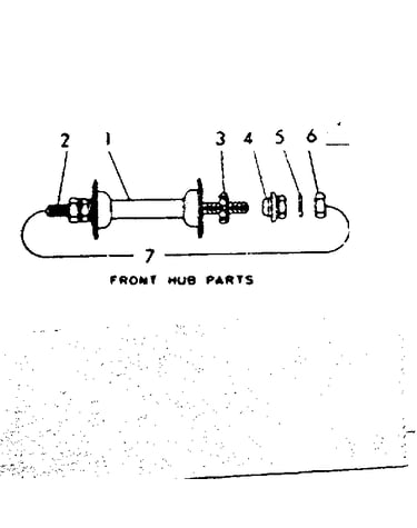 Front hub parts