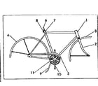 Sears 502473840 frame assembly diagram
