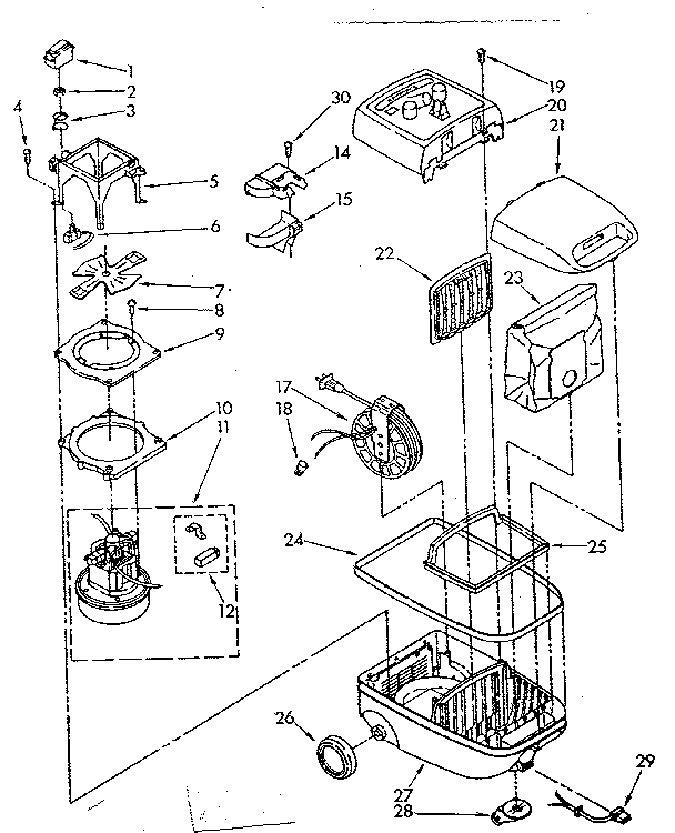 Vacuum cleaner parts