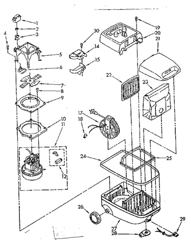 Vacuum cleaner parts