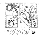 Kenmore 1162645082 hose and attachment parts diagram