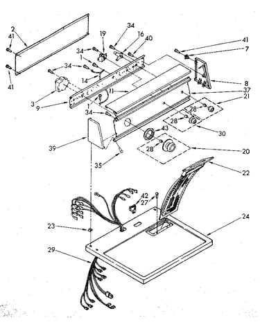 Top and console parts