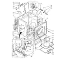 Kenmore 11087663700 cabinet parts diagram