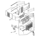 Kenmore 1068760880 cabinet parts diagram