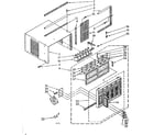 Kenmore 1068761090 cabinet parts diagram