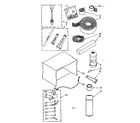 Kenmore 1068761090 optional parts (not included) diagram