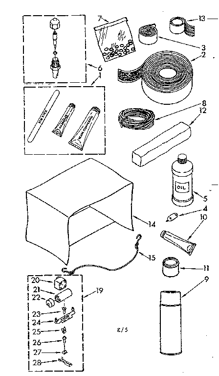 Optional parts (not included)