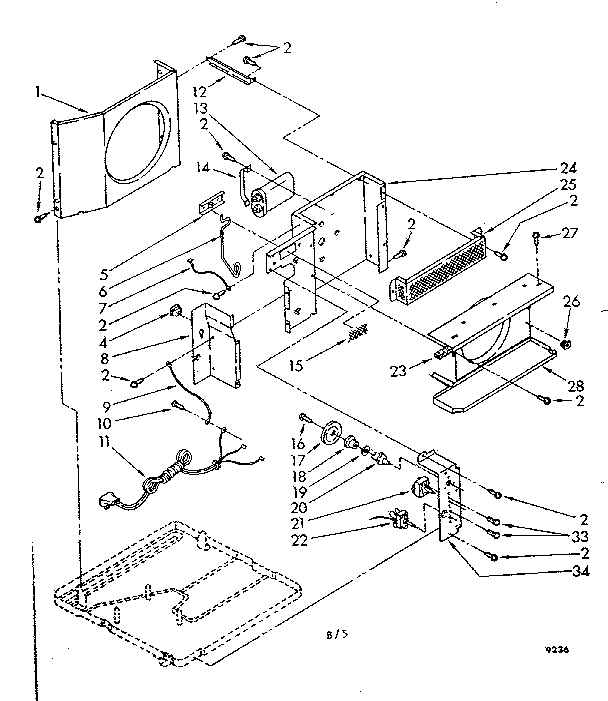 Air flow and control parts