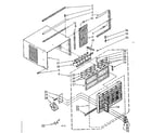Kenmore 1068761280 cabinet parts diagram