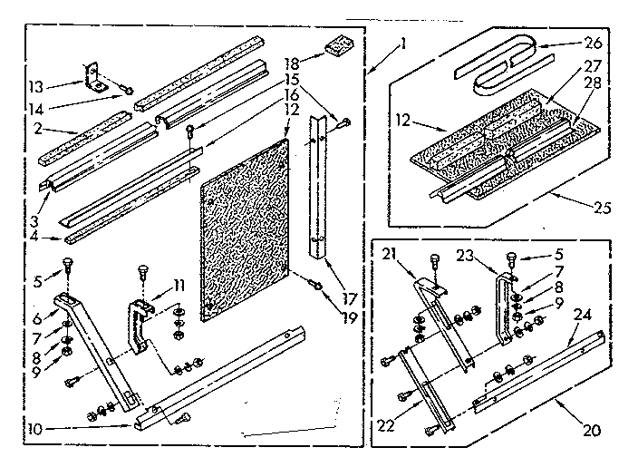 Accessory kit parts