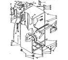 Kenmore 1068668863 cabinet parts diagram