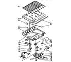 Kenmore 1068668873 compartment separator parts diagram