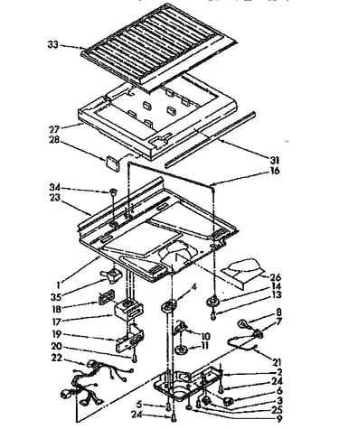 Compartment separator parts