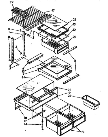 Shelf parts