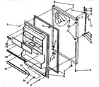 Kenmore 1068668883 refrigerator door parts diagram