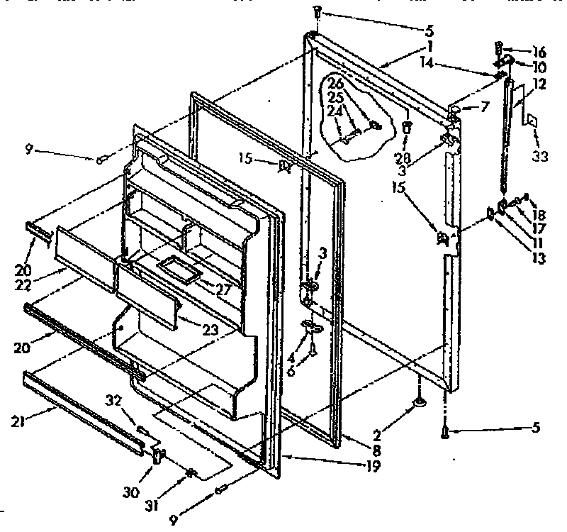 REFRIGERATOR DOOR PARTS