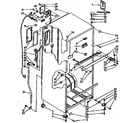 Kenmore 1068768853 cabinet parts diagram