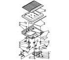 Kenmore 1068768863 compartment separator parts diagram