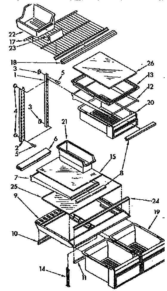 Shelf parts