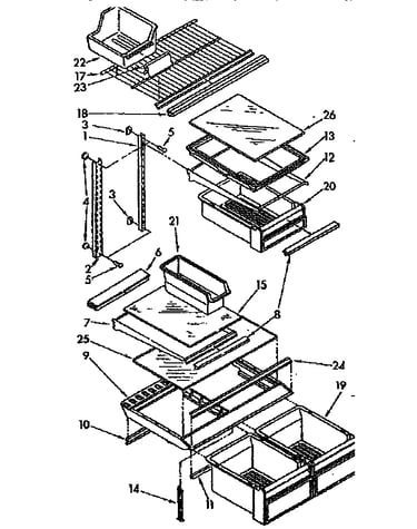 Shelf parts