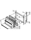 Freezer door parts