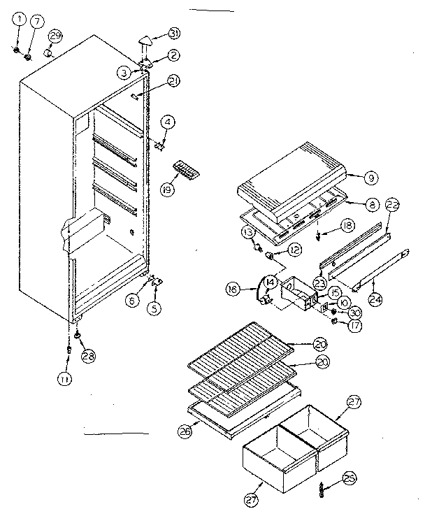 CABINET PARTS